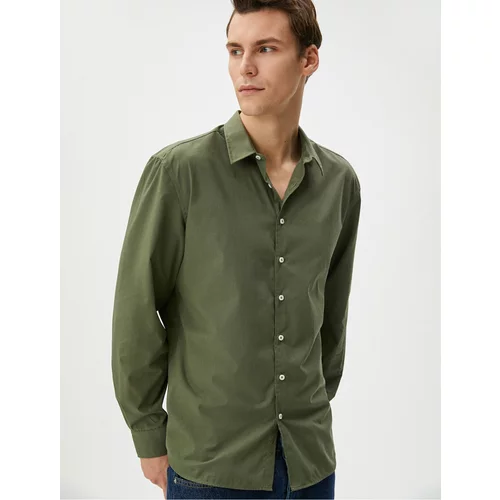Koton Classic Shirt Slim Fit Long Sleeve Buttoned