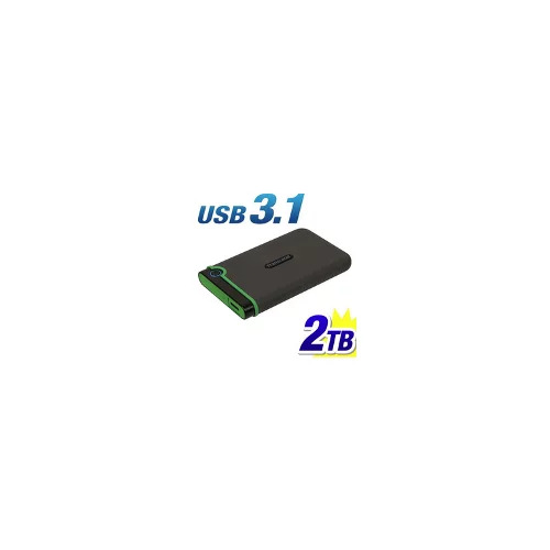 Transcend HDD EXT 2TB 25M3S, 2,5", USB 3.1/3.0, antracit TS2TSJ25M3S