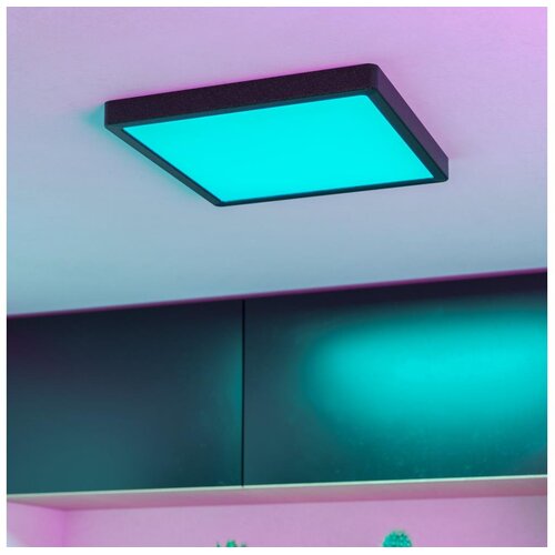 Eglo 901375 -LED RGBW prigu&scaron;iva zadimljeno plafonsko svetlo FUEVA-Z LED/13,5W/230V 29,5cm IP44 crna Cene