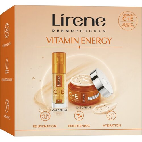 Lirene Vitamin Energy C+E darilni set za osvetlitev kože Slike