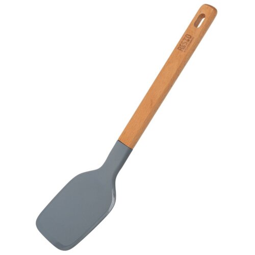  Kuhinjski pripomoček iz toplotno odporne plastike (do 210°C) z ergonomskim ročajem iz bukovega lesa. Odporen na kisline, baze in vlago. Varna plastika ne vsebuje škodljivih snovi. Primeren za posode s premazom proti prijemanju. Enostavno čiščenje za brezs Cene
