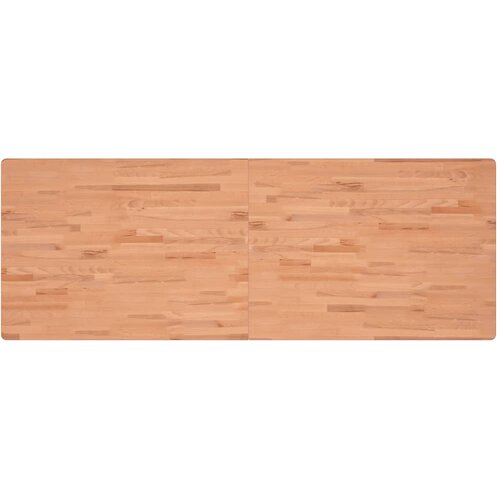  Zidna polica za umivaonik od čelika i masivne bukovine Smeđa 150 x 55 x 2.5 cm Slike