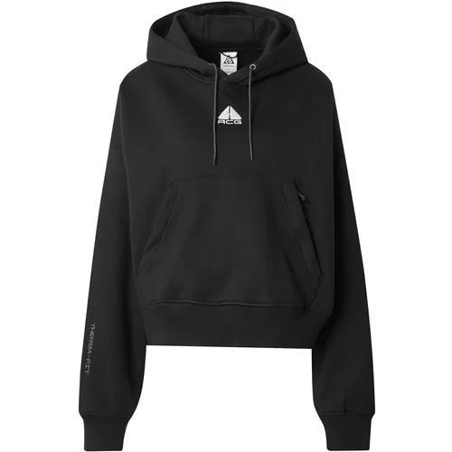 Nike Sportswear Sweater majica 'ACG' siva / crna / bijela