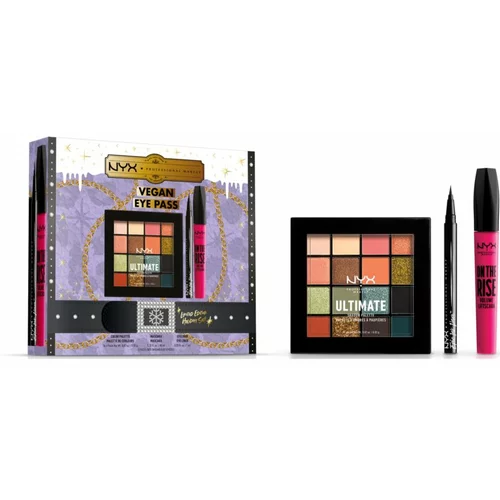 NYX Professional Makeup Limited Edition Xmass 2022 Eye Pass Set božični darilni set za odličen videz