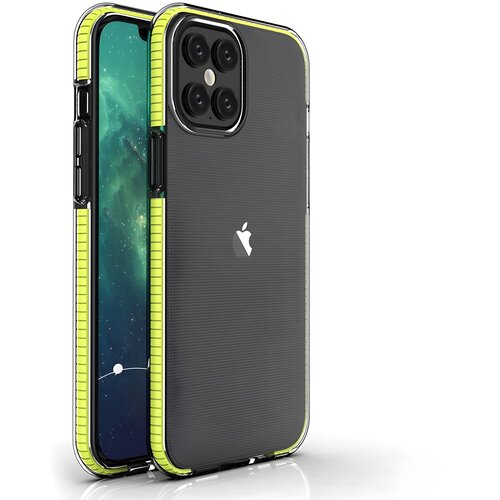 IZMAEL.eu Futrola Spring clear TPU za Apple iPhone 12 Pro Max - Žuta Cene