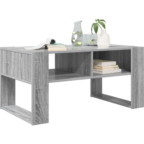  Stolić za kavu Siva Sonoma 92 x 53 x 45 cm Konstruirano drvo Slike