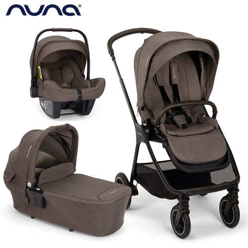Nuna® otro&scaron;ki voziček 3v1 triv&trade; next + lytl&trade; + pipa&trade; next chestnut Cene