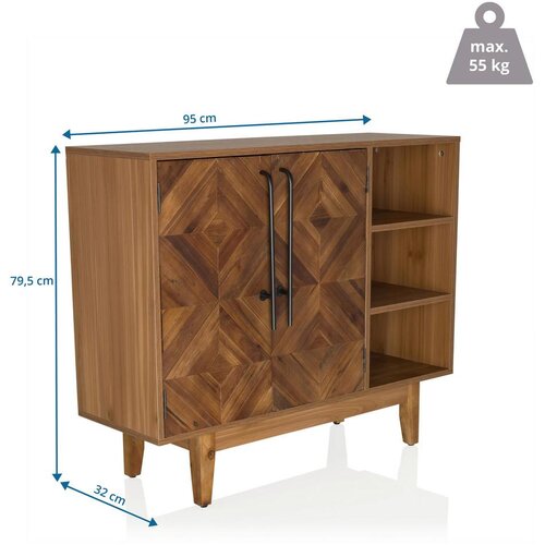 MID.YOU Komoda Santjago Wood, Rjava Slike