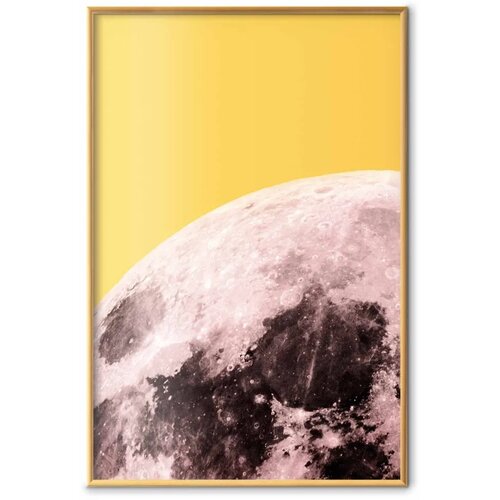  Plakat Sunny Moon 21x30 Zlatni okvir Cene