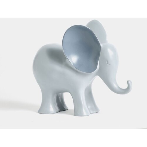 Aberto Design Dekorativna figura Slon, 11x23x26cm, Siva Cene