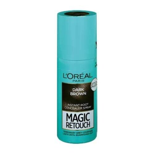 L&amp;acute;Or&amp;eacute;al Paris L&amp;#039;Oreal Paris Magic Retouch sprej za privremeno prikrivanje izrastka Dark Brown 2 75ml Slike