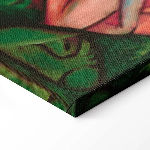  Slika - Franz Marc &amp;ndash; The waterfall (Women under a waterfall) 80x80 Na talijanskom platnu Slike