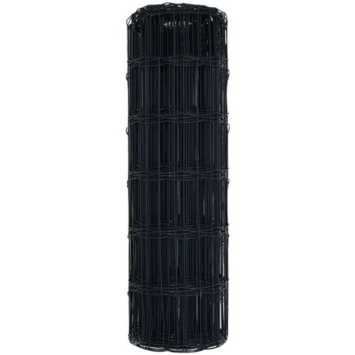 vidaXL evropska ograja siva 0,6x25 m jeklo Cene