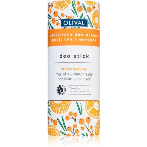 OLIVAL Natural Buckthorn and Orange čvrsti dezodorans bez aluminijskih soli 40 g Cijene