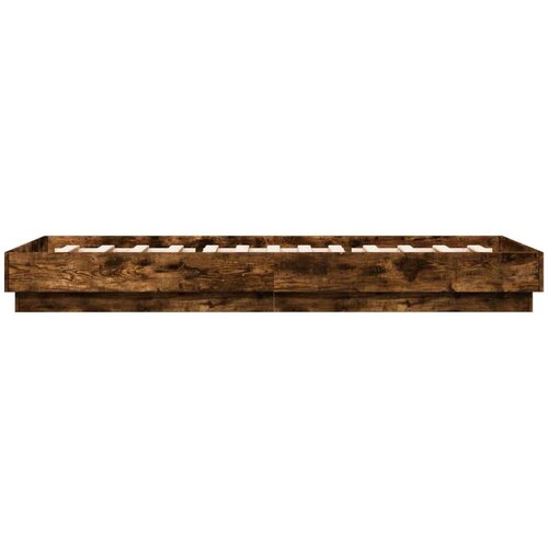 VidaXL okvir za krevet boja hrasta 120 x 200 cm konstruirano drvo Slike