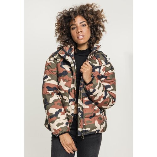 Urban Classics Ladies Boyfriend Camo Puffer Jacket rustycamo Cene