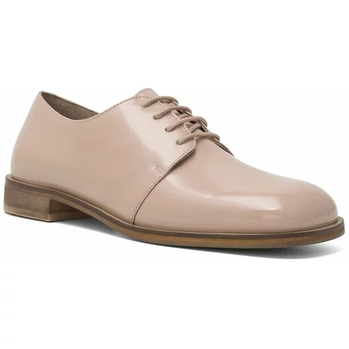 Simple Oxford čevlji VALENCIA-107725 Bež