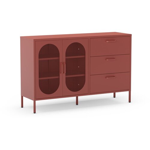 Marckeric Opečnato oranžna komoda 140x90 cm Diora &amp;ndash; Slike