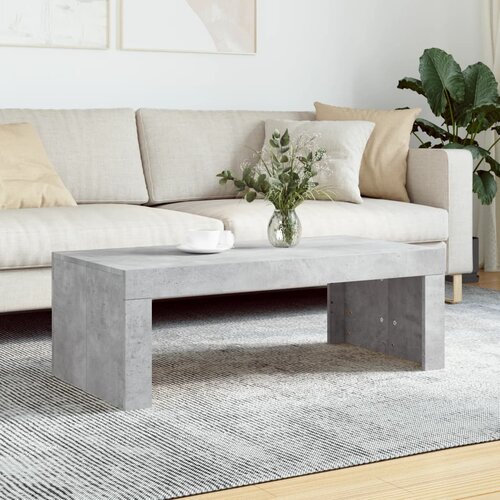 vidaXL Klubska mizica betonsko siva 102x50x36 cm inženirski les Cene