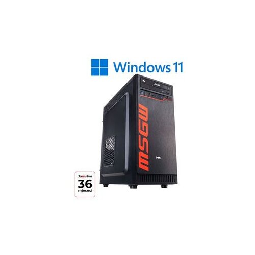 Msgw BASIC i3 i101 - Intel Core i3 12100 3.30/4.30GHz; 8GB RAM; 500GB M.2 SSD; Intel UHD Graphics 730; W11 Home; PN: PC Basic i3 i101 Slike