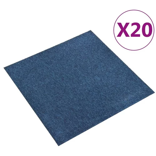 Talna obloga preproga 20 kosov 5 m² 50x50 cm temno modra