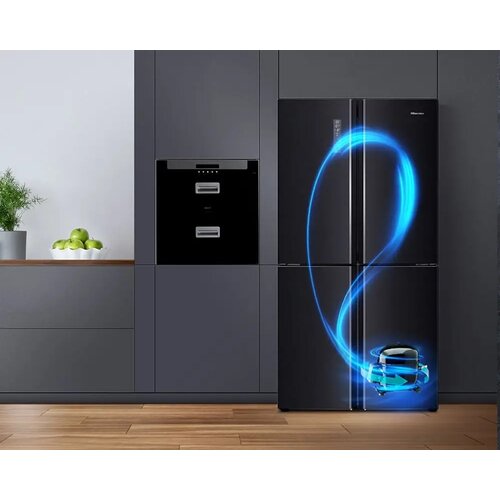 Hisense prostostoječ hladilnik z zamrzovalnikom spodaj BCD-518WY RS677N4BFE HSN Slike