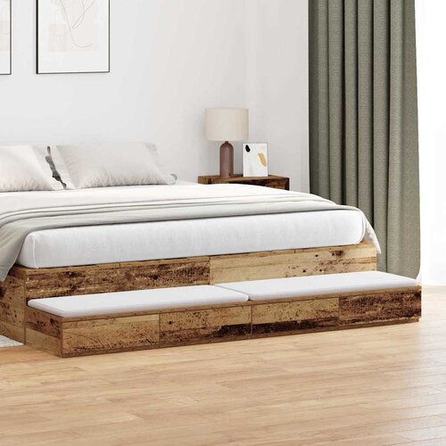  Ladice za krevet s ladicama Staro drvo 180 x 36,5 x 16,5 cm Cijene