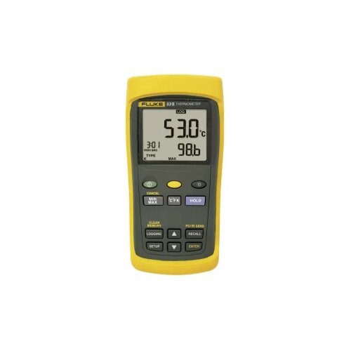 FLUKE mjerač temperature 53 ii b -250 do +1767 °C tip tipala j, k, t, e, r, s, n kalibriran po: tvornički standard (vlastiti) Cijene