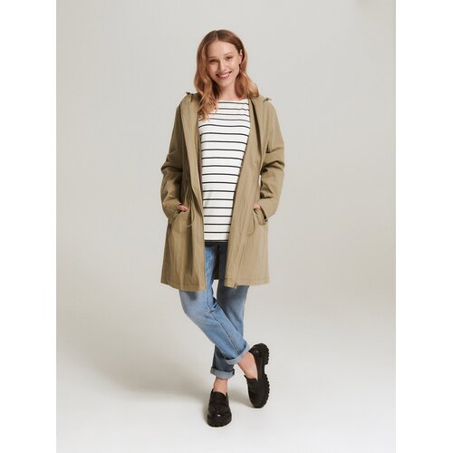 Reserved parka s kapuco - zelena Cene
