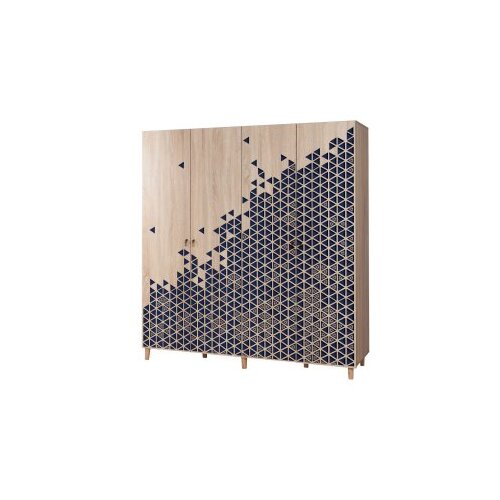 Hanah home Ormar Imaj 180x192x52cm Hrast Slike