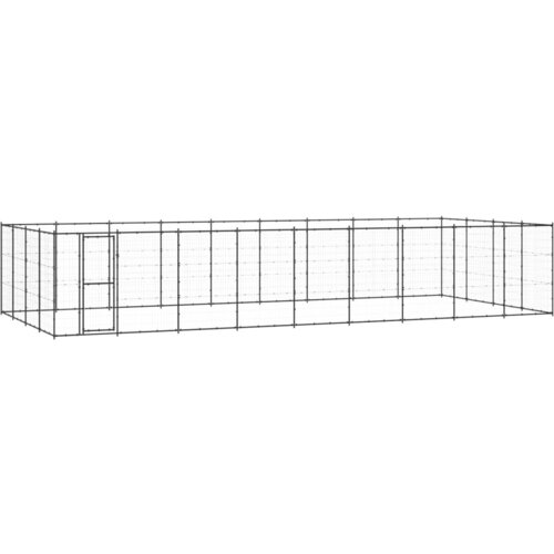 VidaXL vanjski kavez za pse čelični 43,56 m&amp;sup2; Slike