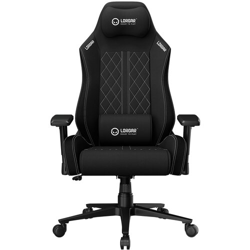 Lorgar CHA41 Fabric Gaming Chair Advanced Black/White LRG-CHA41-BK-WH Slike