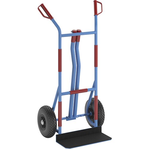 eurokraft pro jeklen ročni voziček, model: voziček za prevažanje in prenašanje, s praktičnimi nosilnimi prečkami Cene