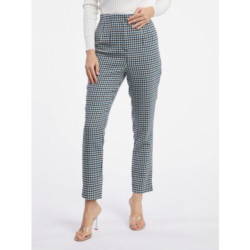 Orsay Black and Blue Ladies Patterned Pants - Women Slike
