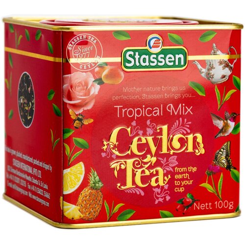Stassen Tropical miks čaj limenka, 100g, Stassen Cene
