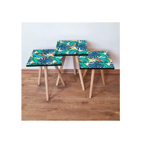 Hanah home Set 3 stočića 3Shp252 Multicolor Cene