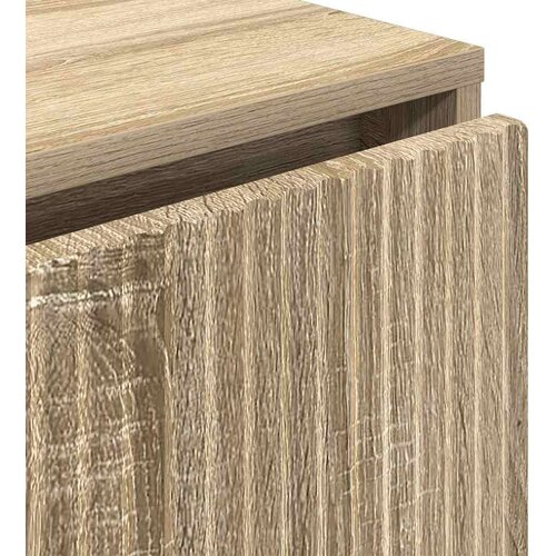 VidaXL Ormarić / Komoda sonoma hrast 79,5 x 33 x 82 cm Konstruirano drvo Slike