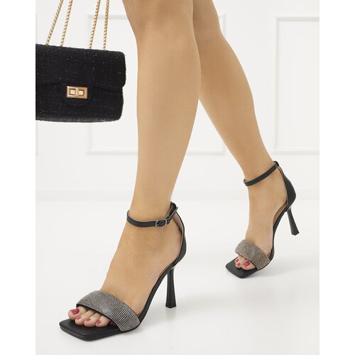 Resti Black women&amp;#039;s sandals on a high heel Enedi - Footwear Slike