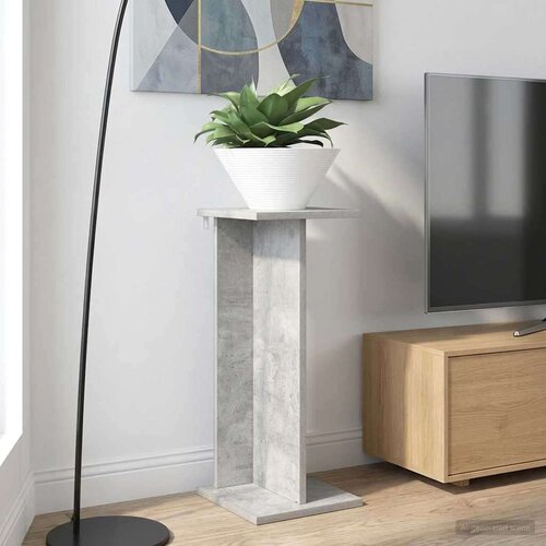  Stalak za biljke 2 pcs Betonsko Siva 25 x 25 5 x 60 5 cm Cene