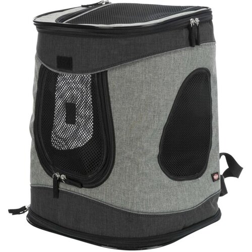 Trixie Transportni ranac za ljubimce Timon Backpack, Nosivost do 12 kg, 34&amp;times;44&amp;times;30 cm, Sivi Slike