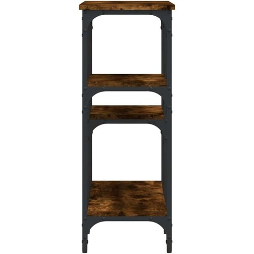 VidaXL Konzolni stol boja hrasta 80 x 29 x 75 cm konstruirano drvo Slike