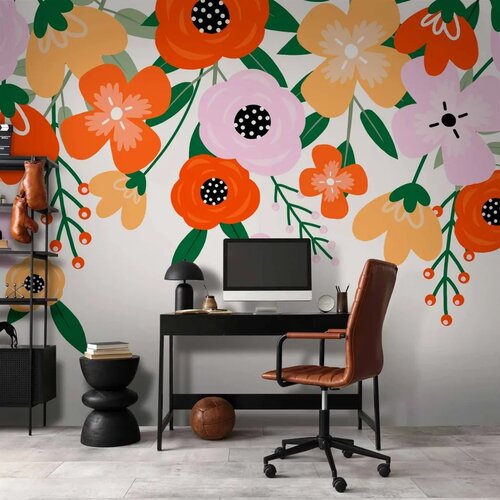  Foto tapeta - Colorful Bloom - First Variant 100x70 Slike