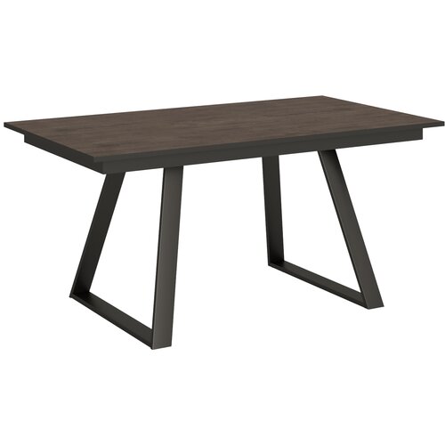 Itamoby   Bernadette (90x160/220 cm) - oreh, barva nog: antracit - raztegljiva jedilna miza, (20842950) Cene