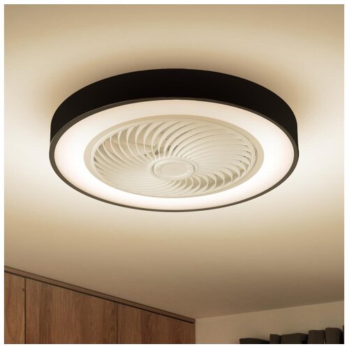  Brilagi-LED Prigu&scaron;iva svetiljka sa ventilatorom LED/30W/230V 3000-6500K crna + daljinski upravljač Cene