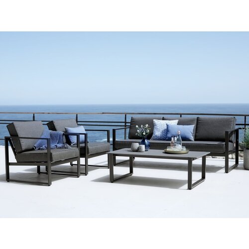  Baštenska garnitura Vonge Crna Cene