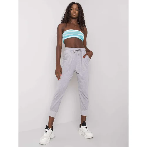 Fashion Hunters Gray women's cotton pants