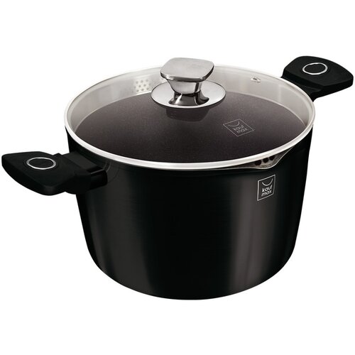 Kaufmax ŠERPA ZA KUVANJE TESTA SA POKLOPCEM 24CM Black Vantage Collection KM-0165 Cene