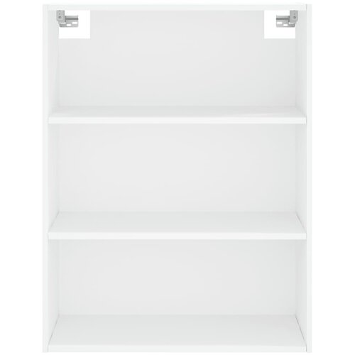  Visoka komoda bijela 69,5x34x180 cm konstruirano drvo Slike
