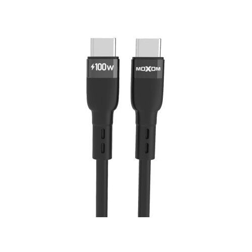 Moxom mx-cb186 silicone type c na type c 100w 1m crni USB data kabal ( u2164 ) Slike
