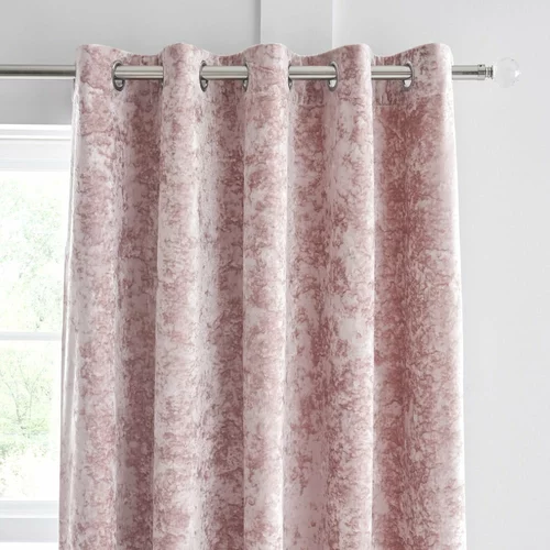 Catherine Lansfield Rožnate zavese v kompletu 2 ks 168x229 cm –